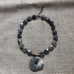 Vintage chunky agate necklace